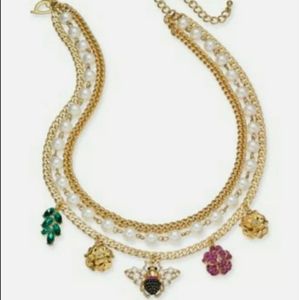 Thalia Sodi, Gold Tone, Imitation White Pearl